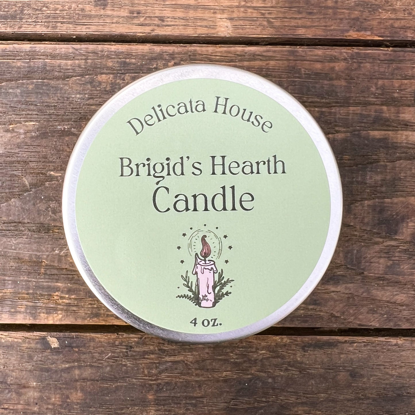 Brigid's Hearth Candle - Sacred Feminine Candle - Phthalate Free Candle - Vegan Candle - Coconut Soy Wax Candle - Hand-poured Candle