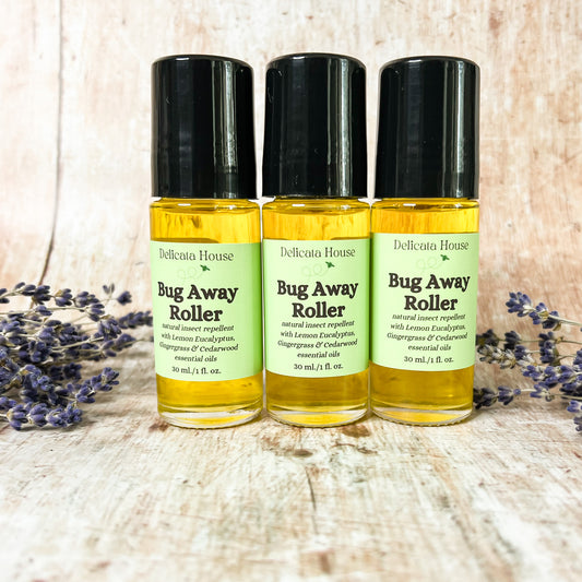 Bug Away Roller - Natural Insect Repellent Roll-On - Bug Repellent - Essential Oil Insect Repellent