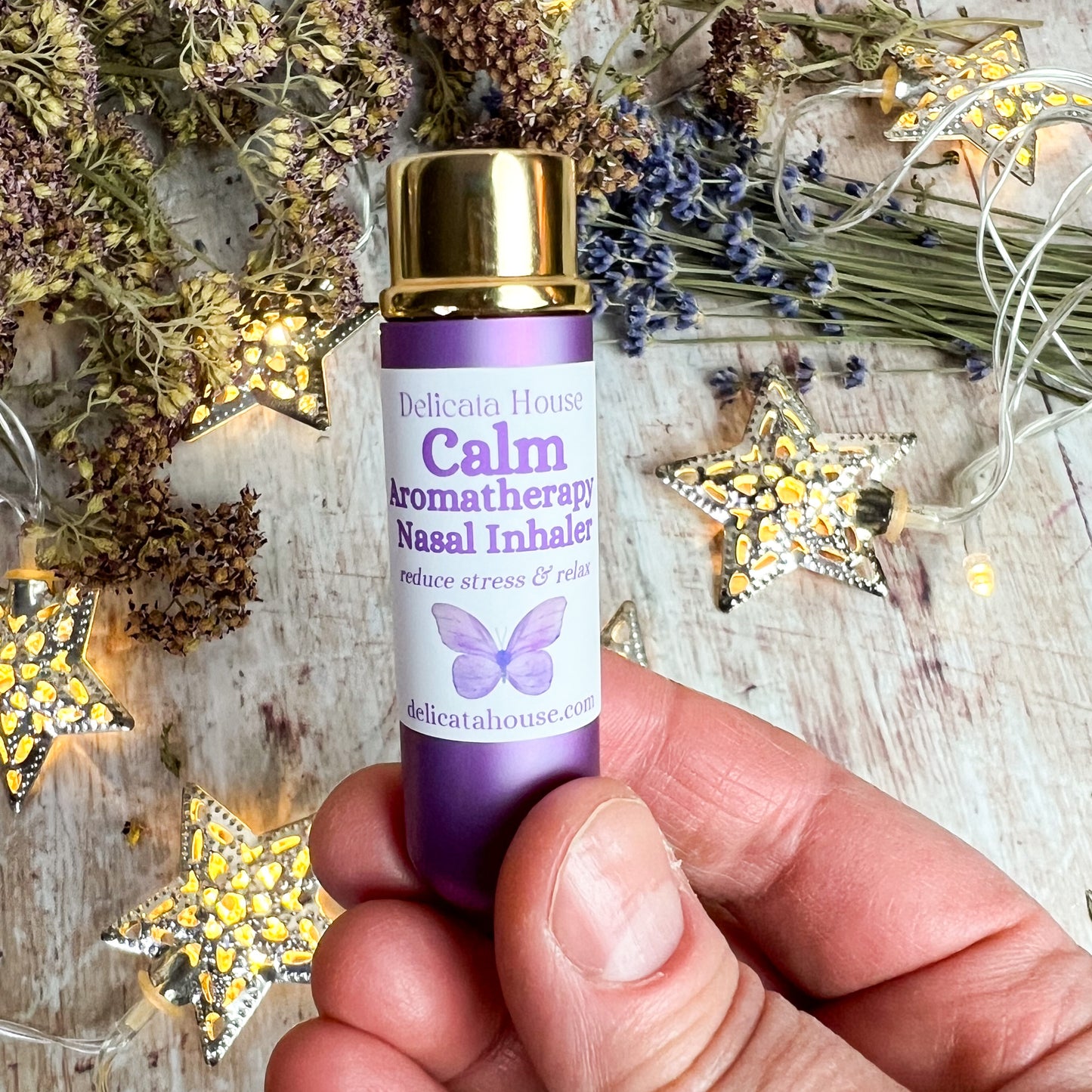 Calm Aromatherapy Nasal Inhaler - Aromatherapy for Calm, Stress Relief & Relaxation