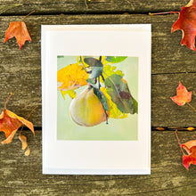 Load image into Gallery viewer, Quince Note Card - Blank Photography Card - Fall Greeting Card - Quince Card - Blank Note Card