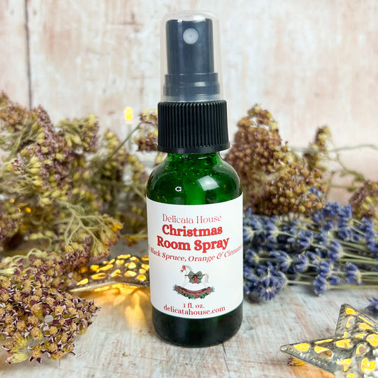 Christmas Room Spray - Holiday Room Spray - Aromatherapy Room Spray