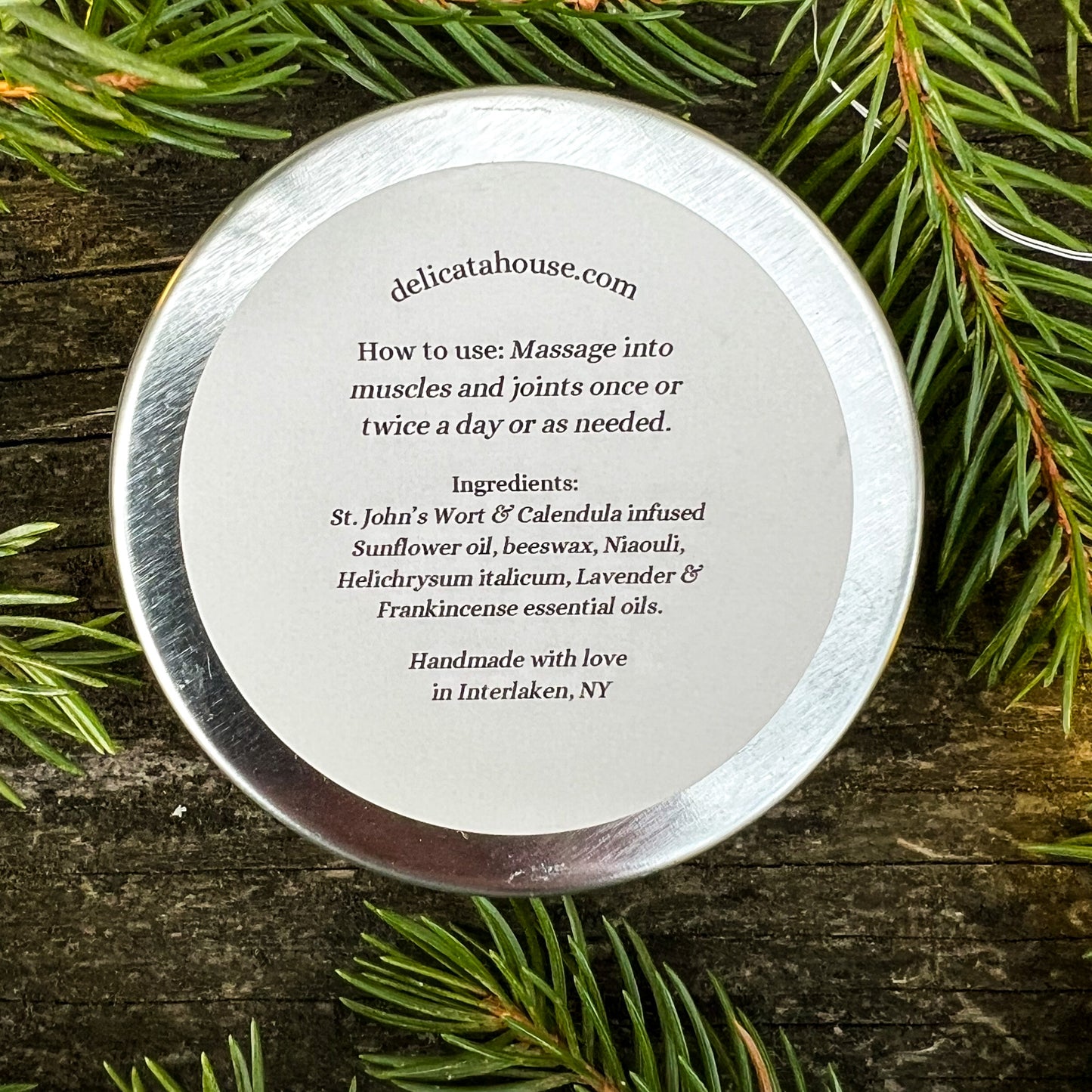 St. John's Wort Comfort Balm 2oz. - Relief for Sore Muscles & Stiff Joints - Muscle Rub - Pain Relief Balm - Sore Muscle Rub - Joint Balm