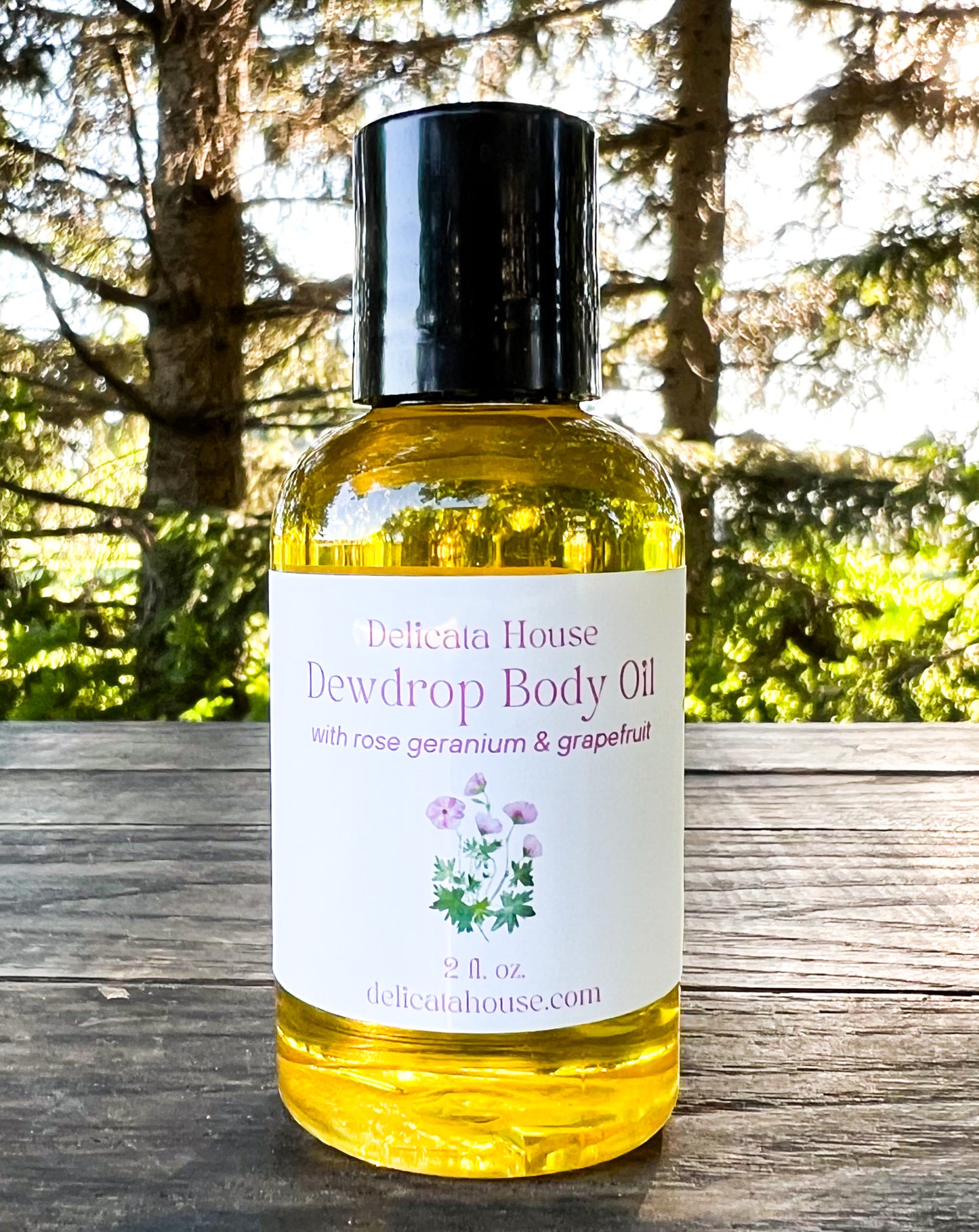 Dewdrop Body Oil - Summer Herbal Body Oil - Moisturizing & Replenishing Body oil