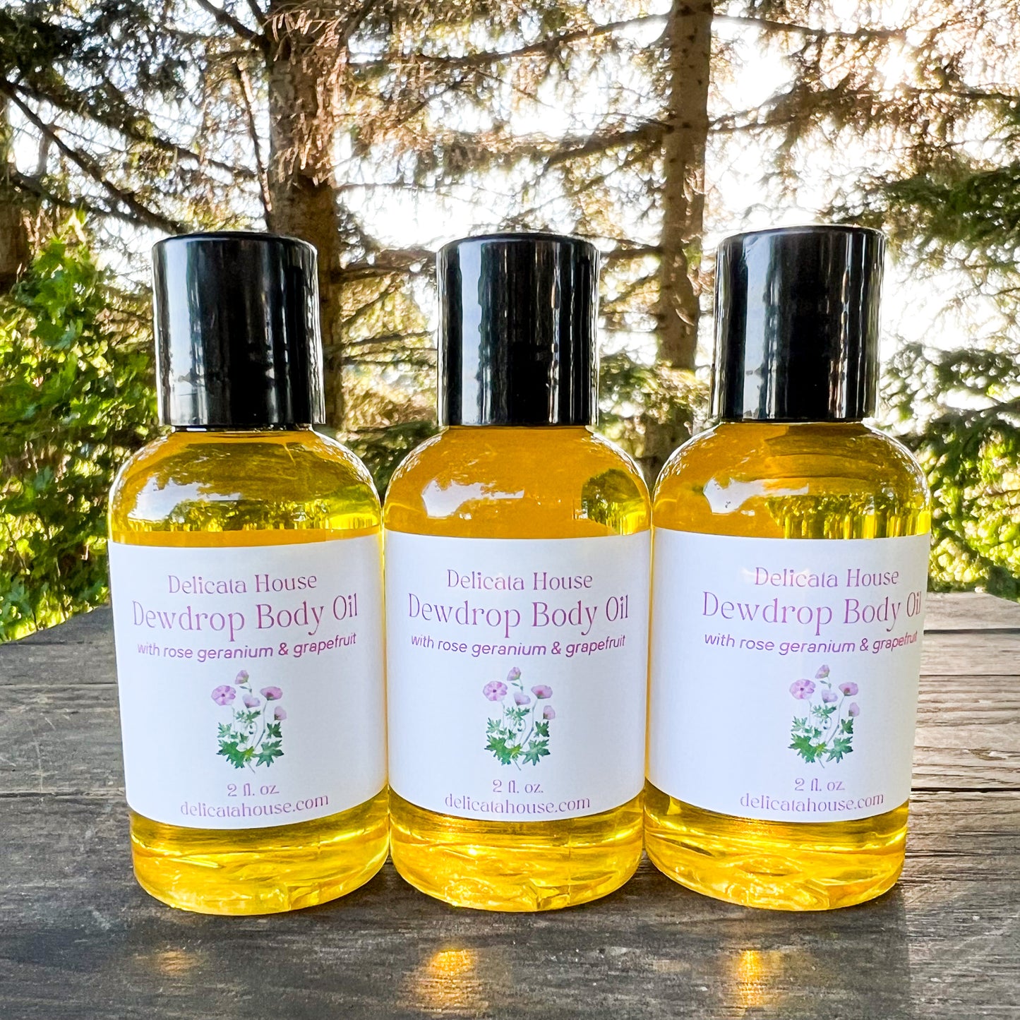 Dewdrop Body Oil - Summer Herbal Body Oil - Moisturizing & Replenishing Body oil