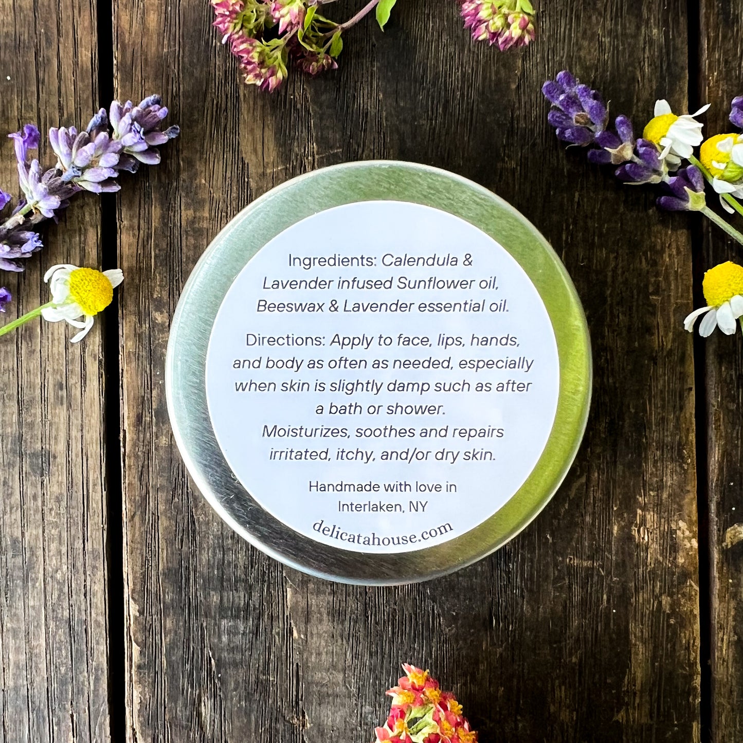 Lavender and Calendula Everything Balm - Moisturizer, Skin Soother, Wound Healer, Pain Reliever