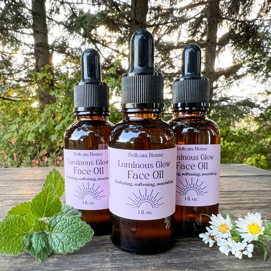Luminous Glow Face Oil - Hydrating, Softening, Nourishing - Natural Moisturizing Face Oil