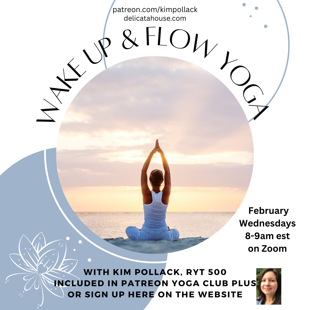 February Wednesday Morning Yoga - Wednesday mornings 8-9 am EST - LIVE on Zoom - Gentle Yoga