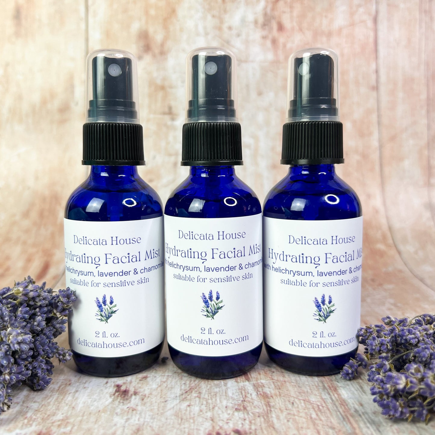 Hydrating Facial Mist with Chamomile, Cornflower & Neroli - Facial Toner - Moisturizing Face Toner