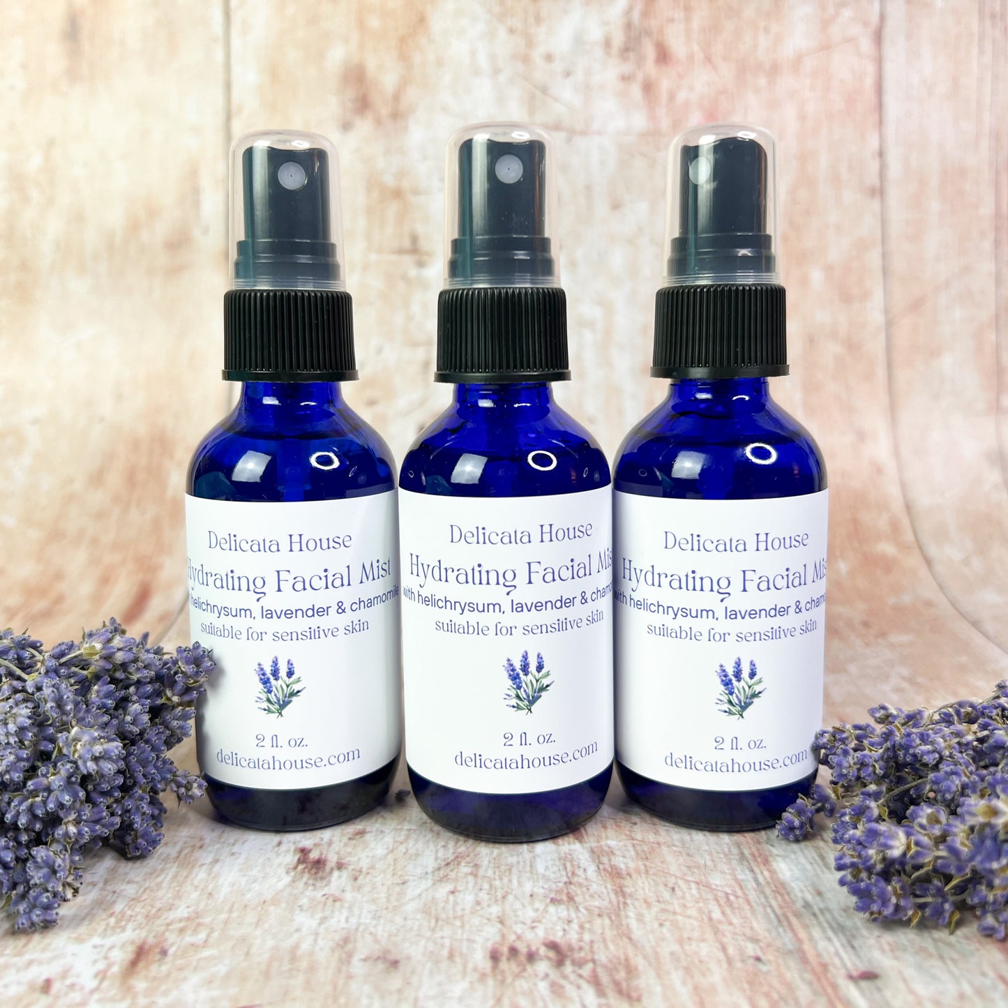 Hydrating Facial Mist with Chamomile, Cornflower & Neroli - Facial Toner - Moisturizing Face Toner