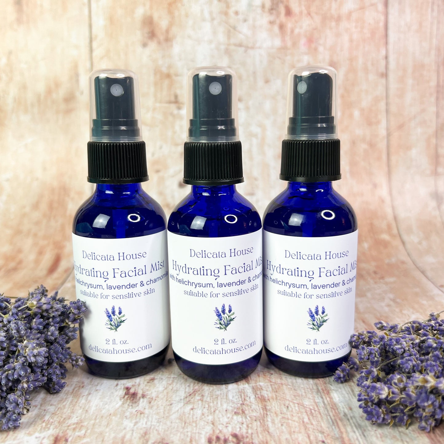 Hydrating Facial Mist with Chamomile, Cornflower & Neroli - Facial Toner - Moisturizing Face Toner