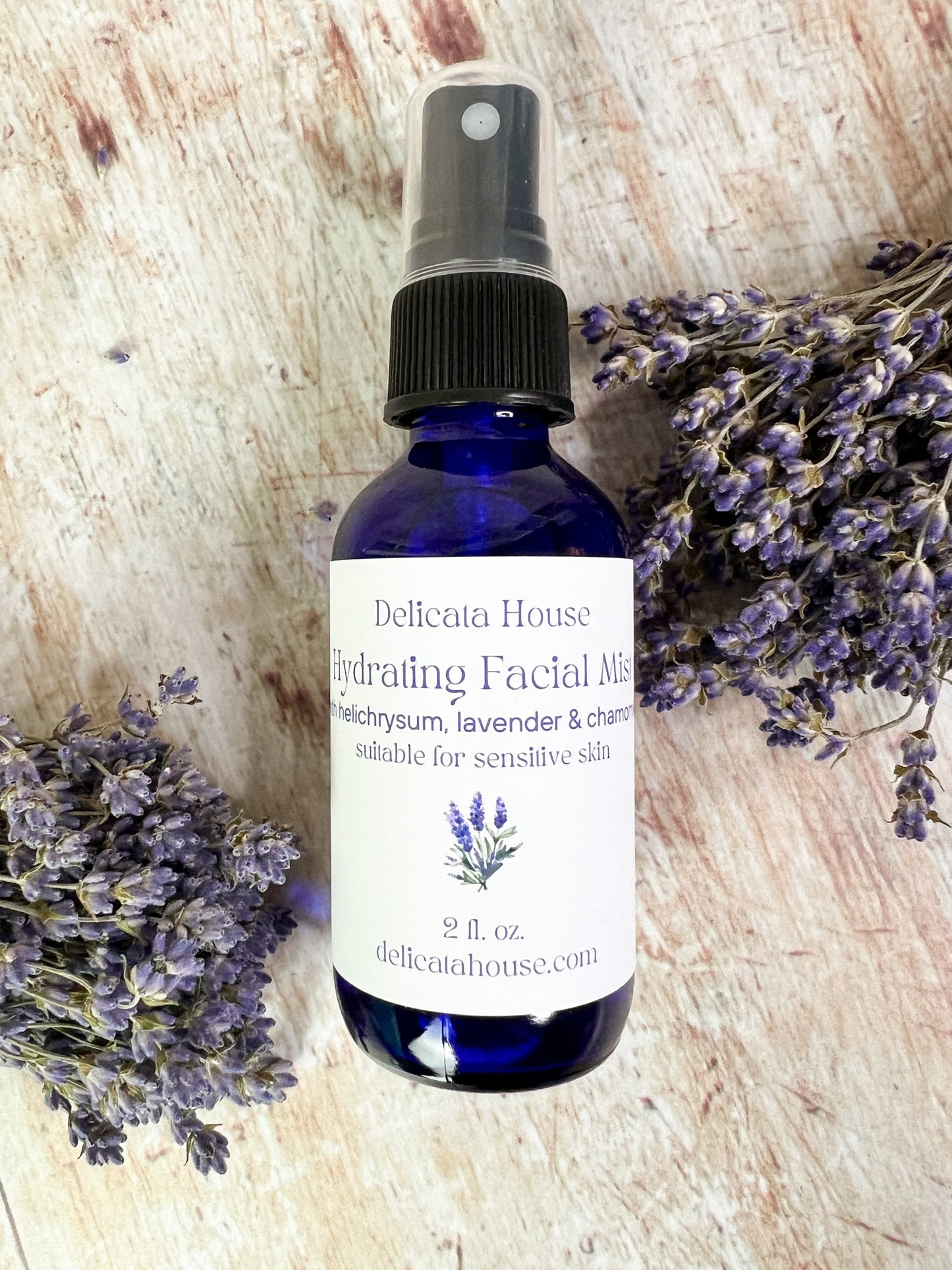 Hydrating Facial Mist with Chamomile, Cornflower & Neroli - Facial Toner - Moisturizing Face Toner