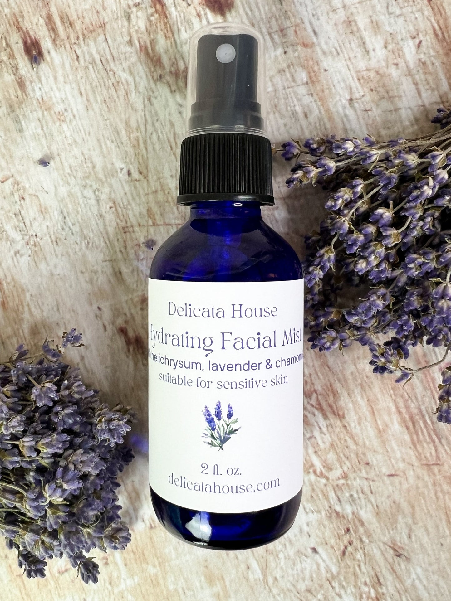 Hydrating Facial Mist with Chamomile, Cornflower & Neroli - Facial Toner - Moisturizing Face Toner