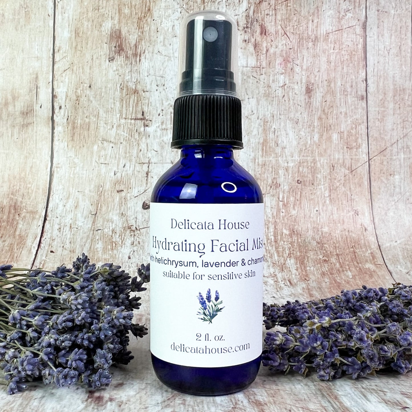 Hydrating Facial Mist with Chamomile, Cornflower & Neroli - Facial Toner - Moisturizing Face Toner