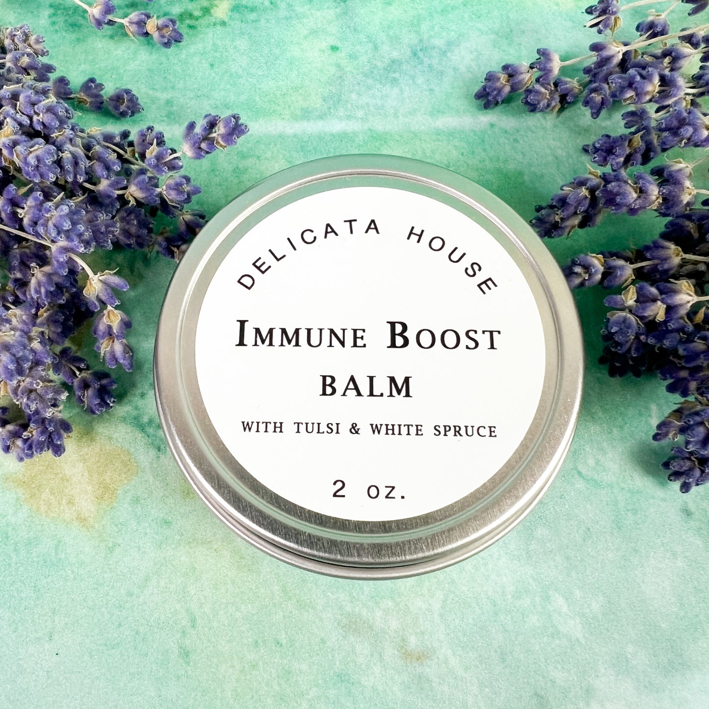 Balm / Immune Boost Balm with Tulsi and White Spruce / Aromatherapy Immune Support Balm / Wellness Balm / Herbal Immune Support Balm
