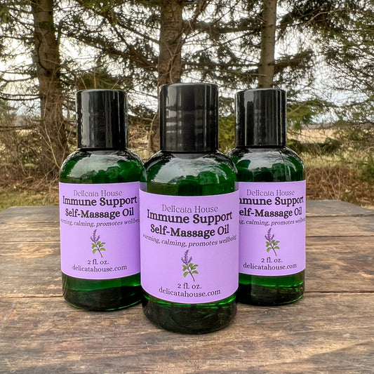 Massage Oil - Immune Support Oil - Self-Massage Oil - Abhyanga
