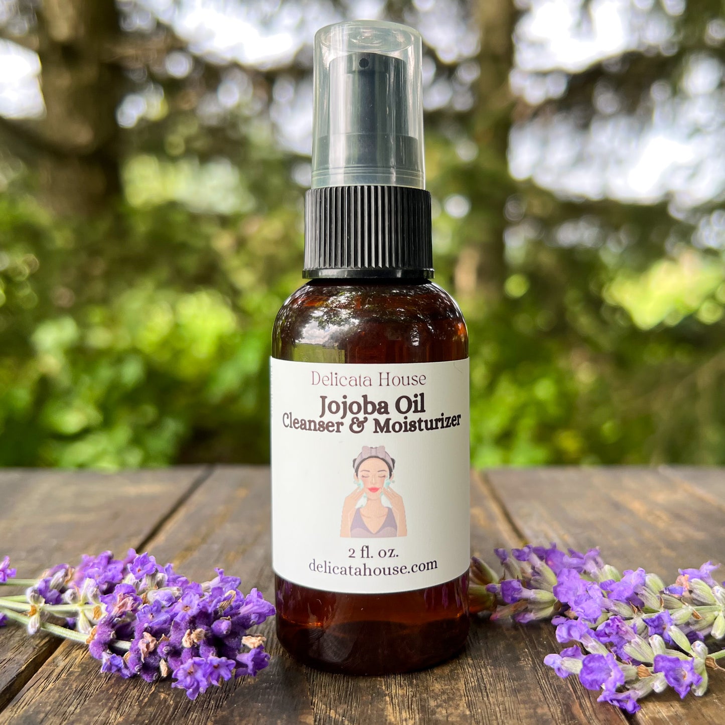 Jojoba Facial Cleanser - Jojoba Cleansing Oil - Hydrating Jojoba Oil Cleanser - Clean Beauty