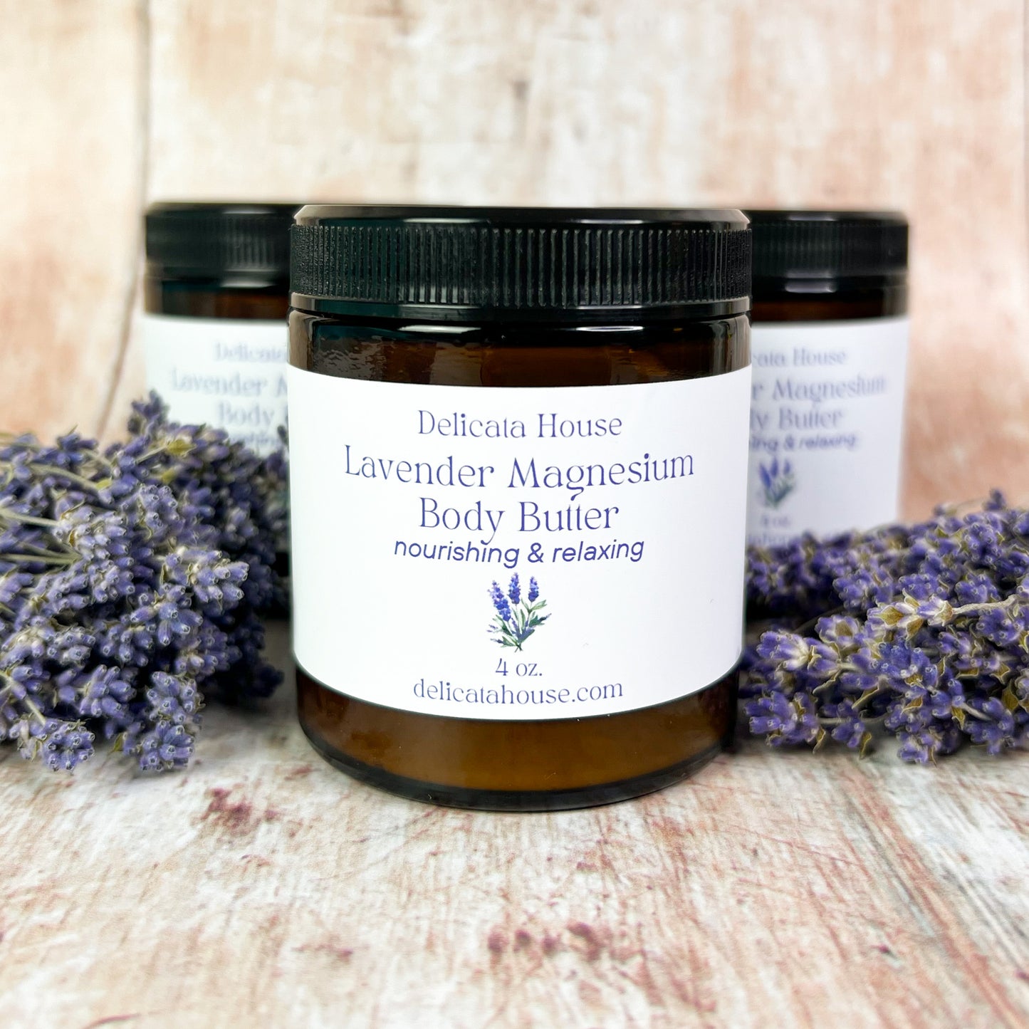 Lavender Magnesium Body Butter - Magnesium Cream - Calming Body Butter - For Restless Legs