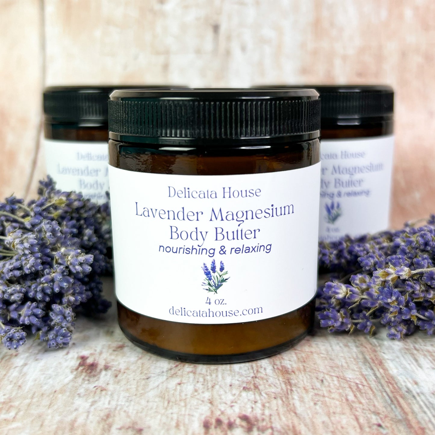 Lavender Magnesium Body Butter - Magnesium Cream - Calming Body Butter - For Restless Legs