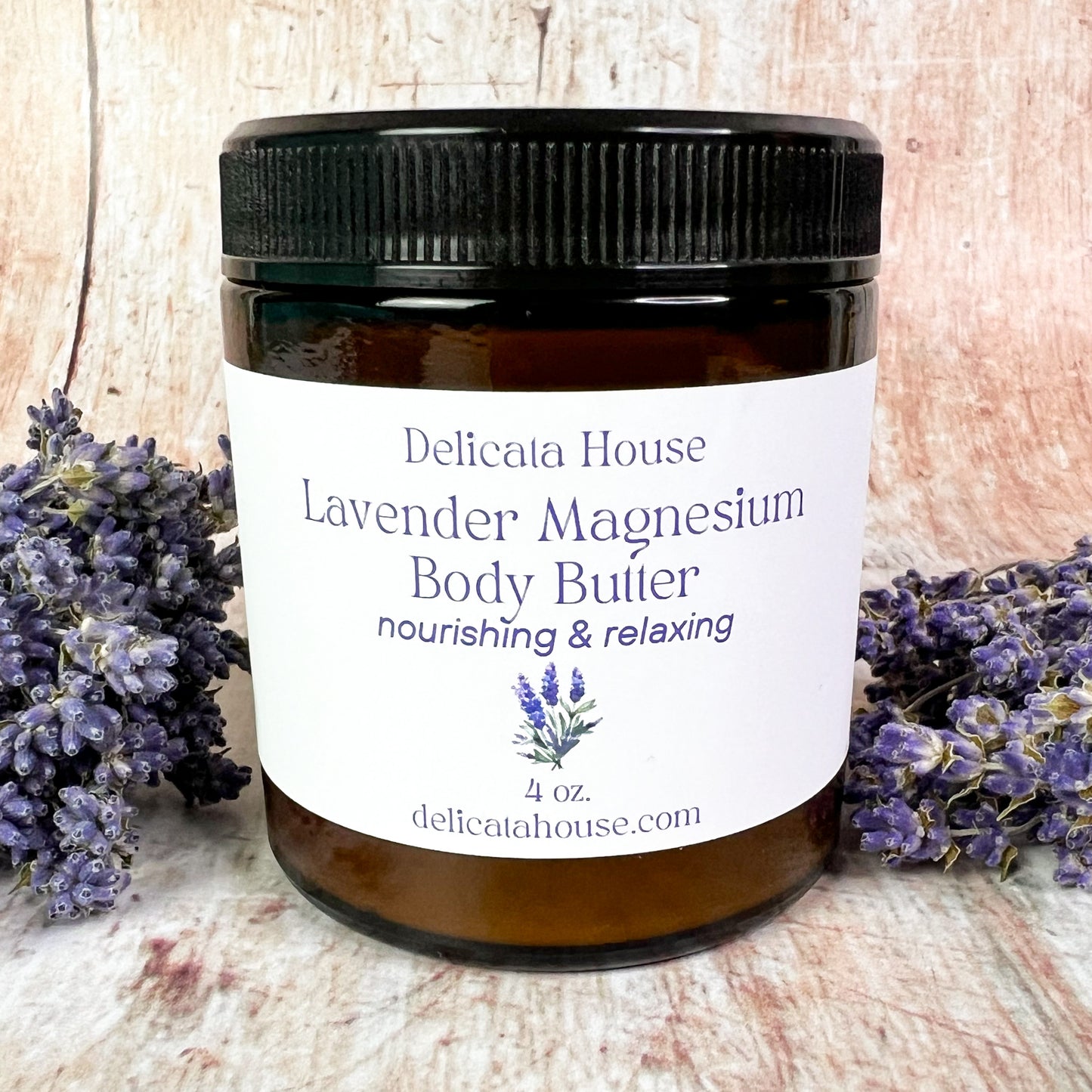 Lavender Magnesium Body Butter - Magnesium Cream - Calming Body Butter - For Restless Legs