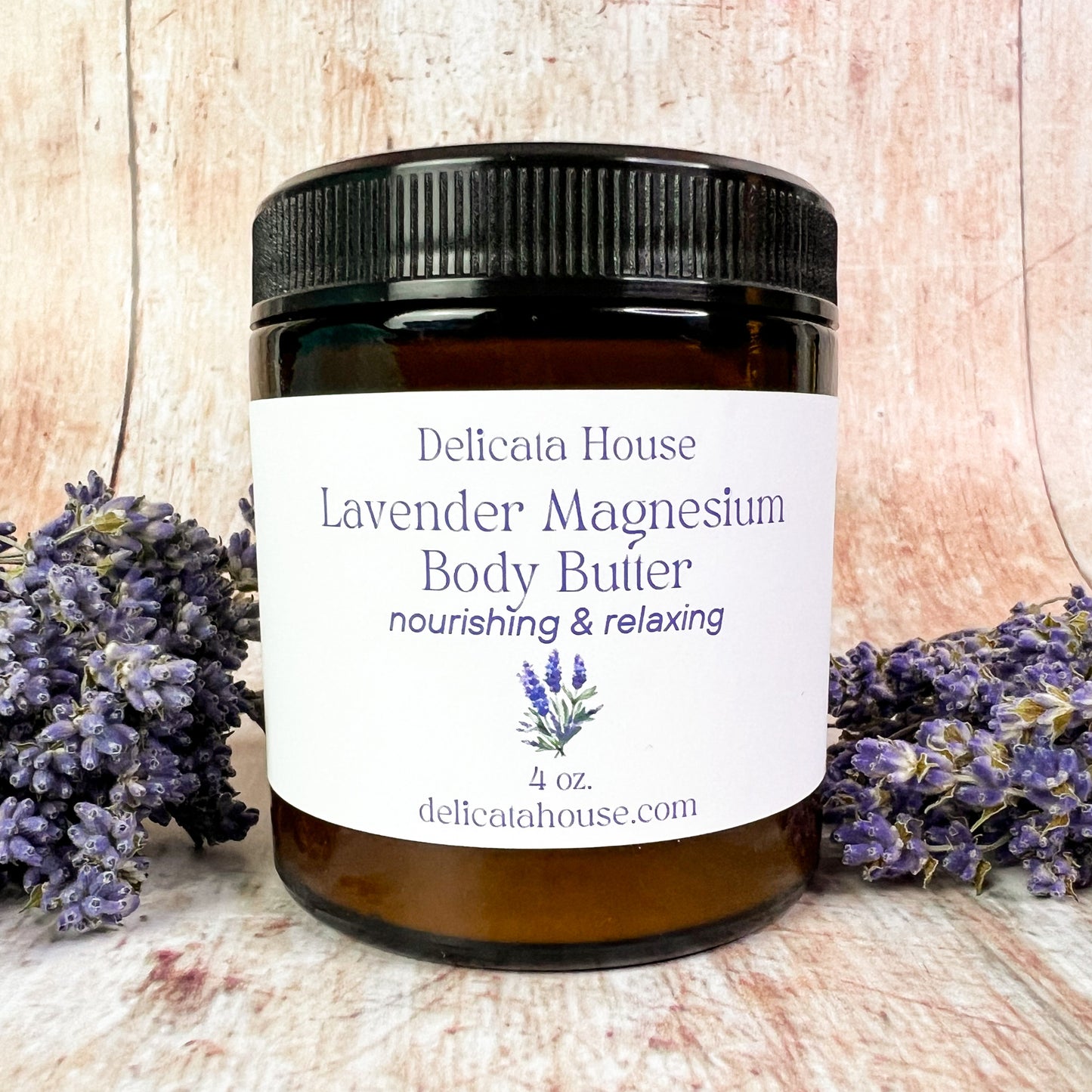 Lavender Magnesium Body Butter - Magnesium Cream - Calming Body Butter - For Restless Legs