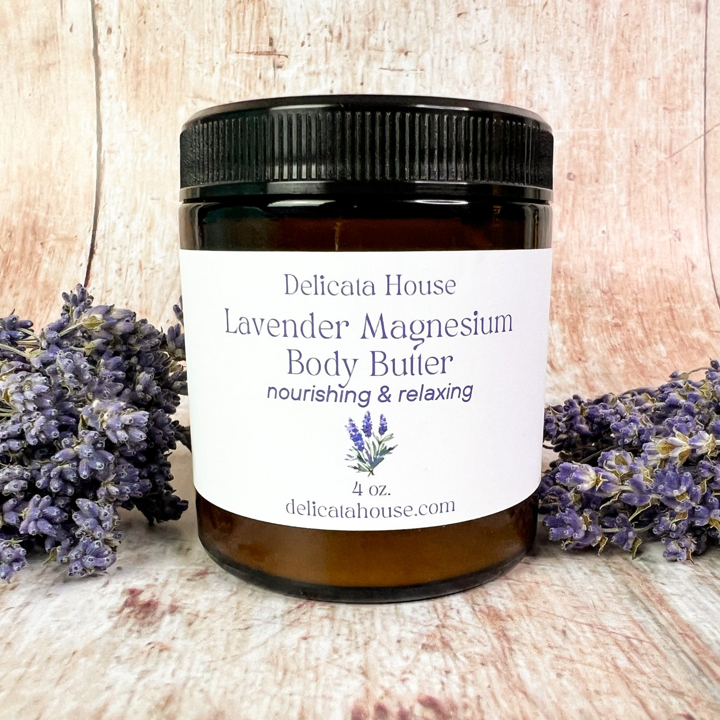 Lavender Magnesium Body Butter - Magnesium Cream - Calming Body Butter - For Restless Legs