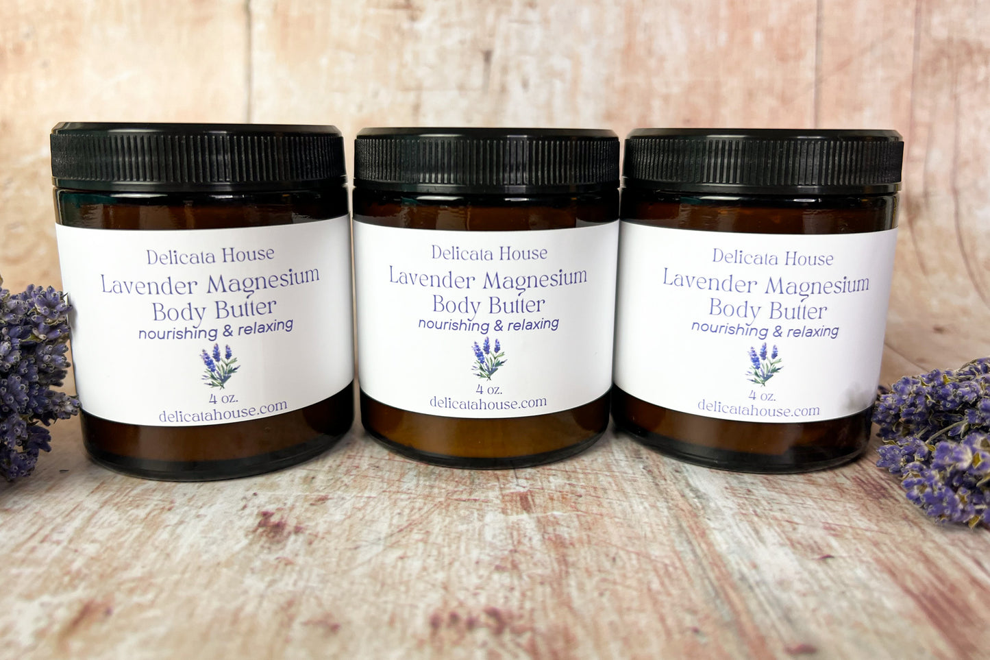 Lavender Magnesium Body Butter - Magnesium Cream - Calming Body Butter - For Restless Legs