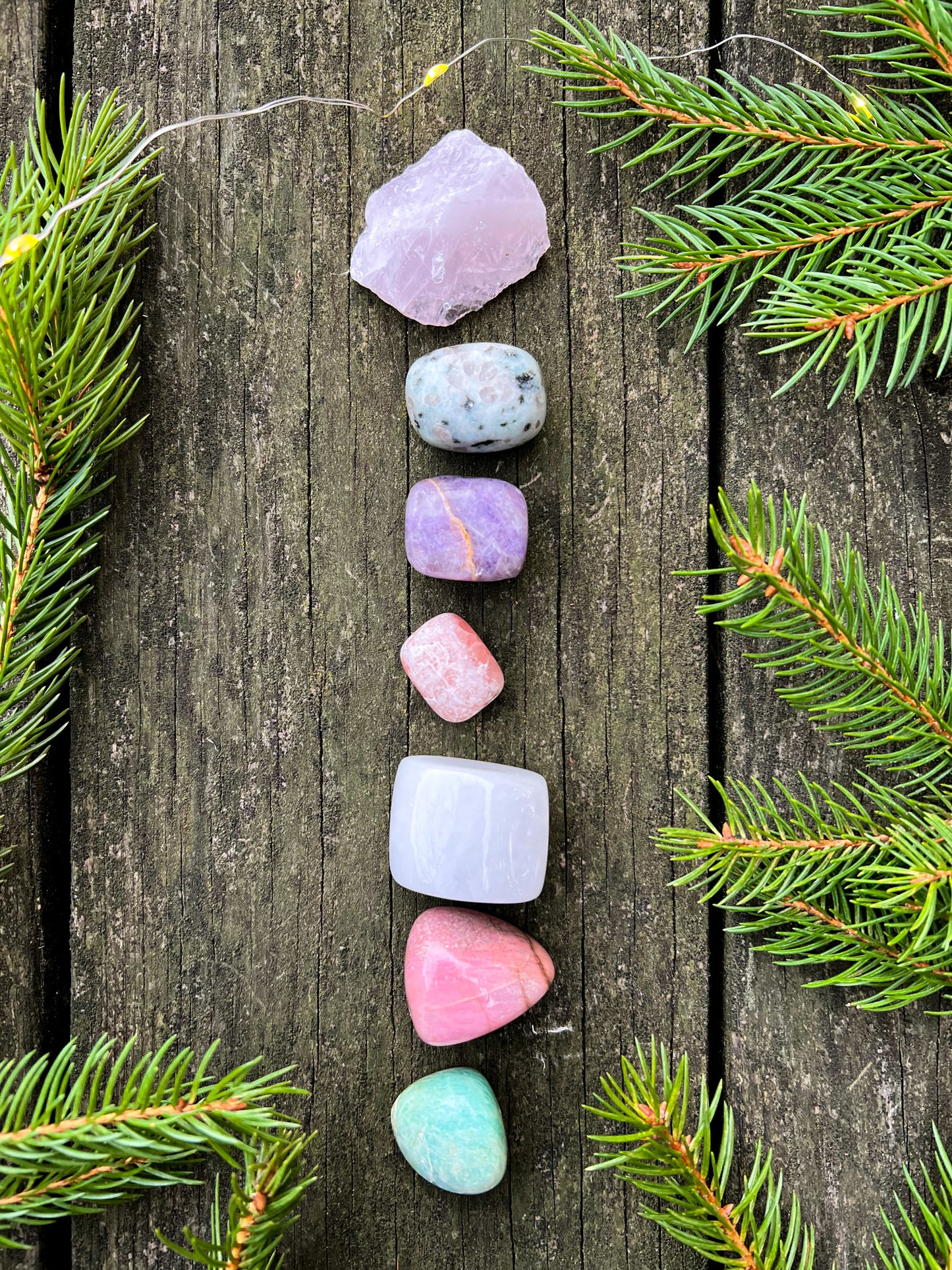 Love & Harmony Crystal Set - Crystals for Heart Chakra Healing - Relationship Crystals -