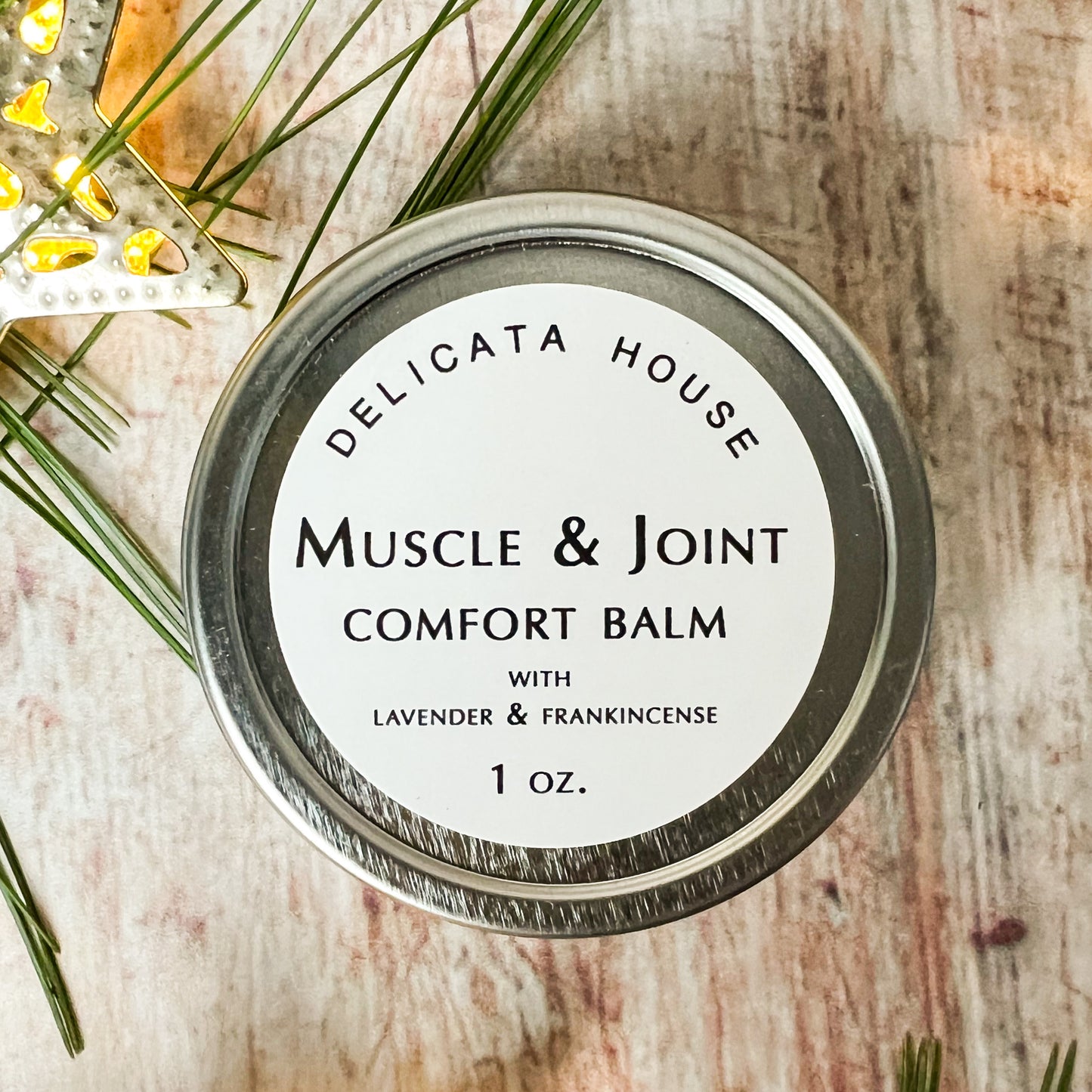Muscle & Joint Comfort Balm 1 oz - Muscle Rub - Pain Relief Balm - Sore Muscle Rub - Joint Balm