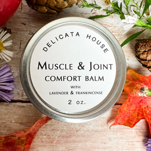 Muscle & Joint Comfort Balm - Muscle Rub - Pain Relief Balm - Sore Muscle Rub - Joint Balm