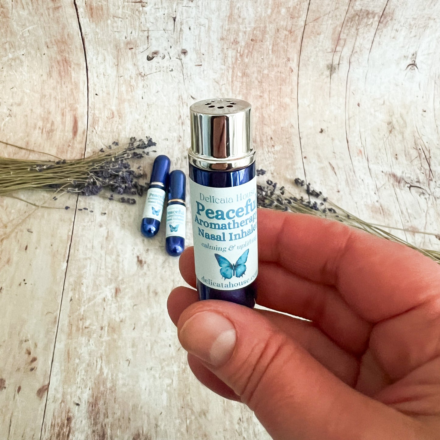 Peaceful Aromatherapy Nasal Inhaler - Aromatherapy for Calm, Anxiety Relief, Upliftment, Stability