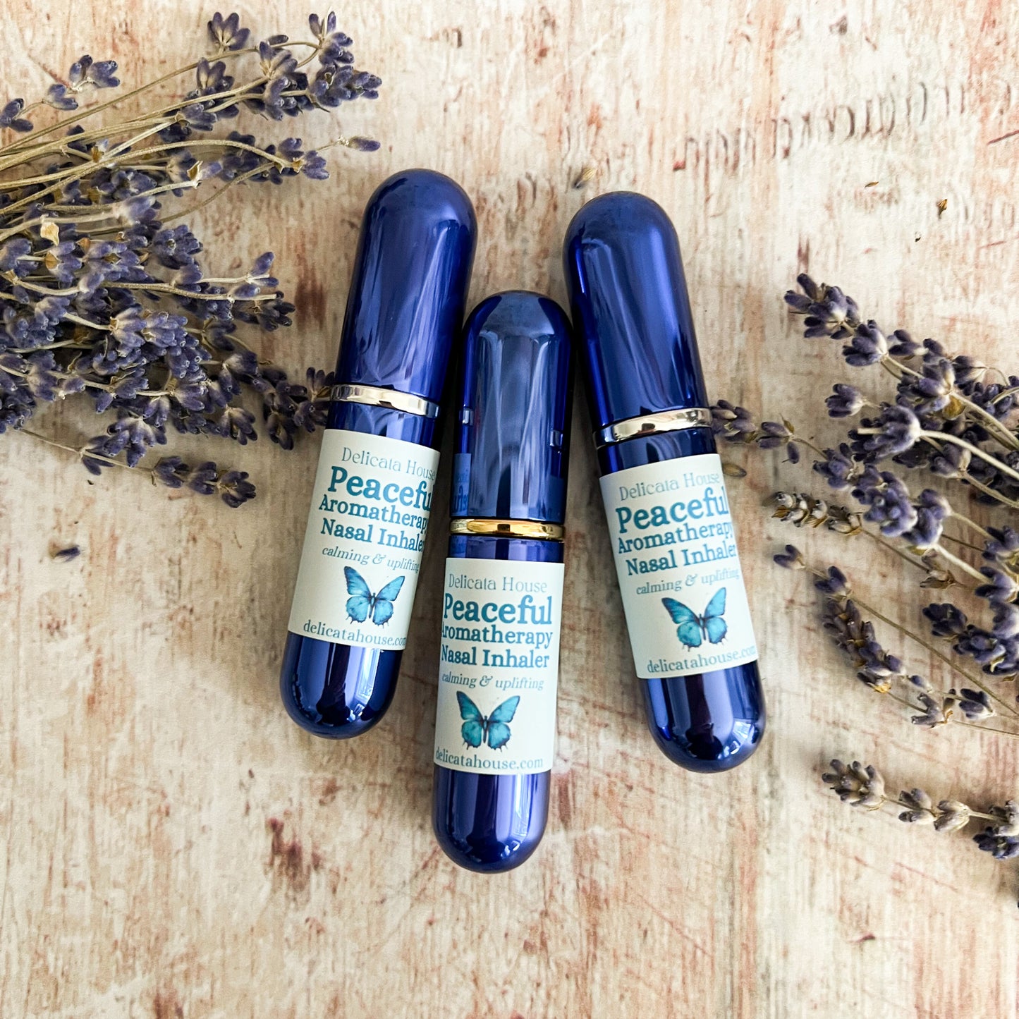 Peaceful Aromatherapy Nasal Inhaler - Aromatherapy for Calm, Anxiety Relief, Upliftment, Stability