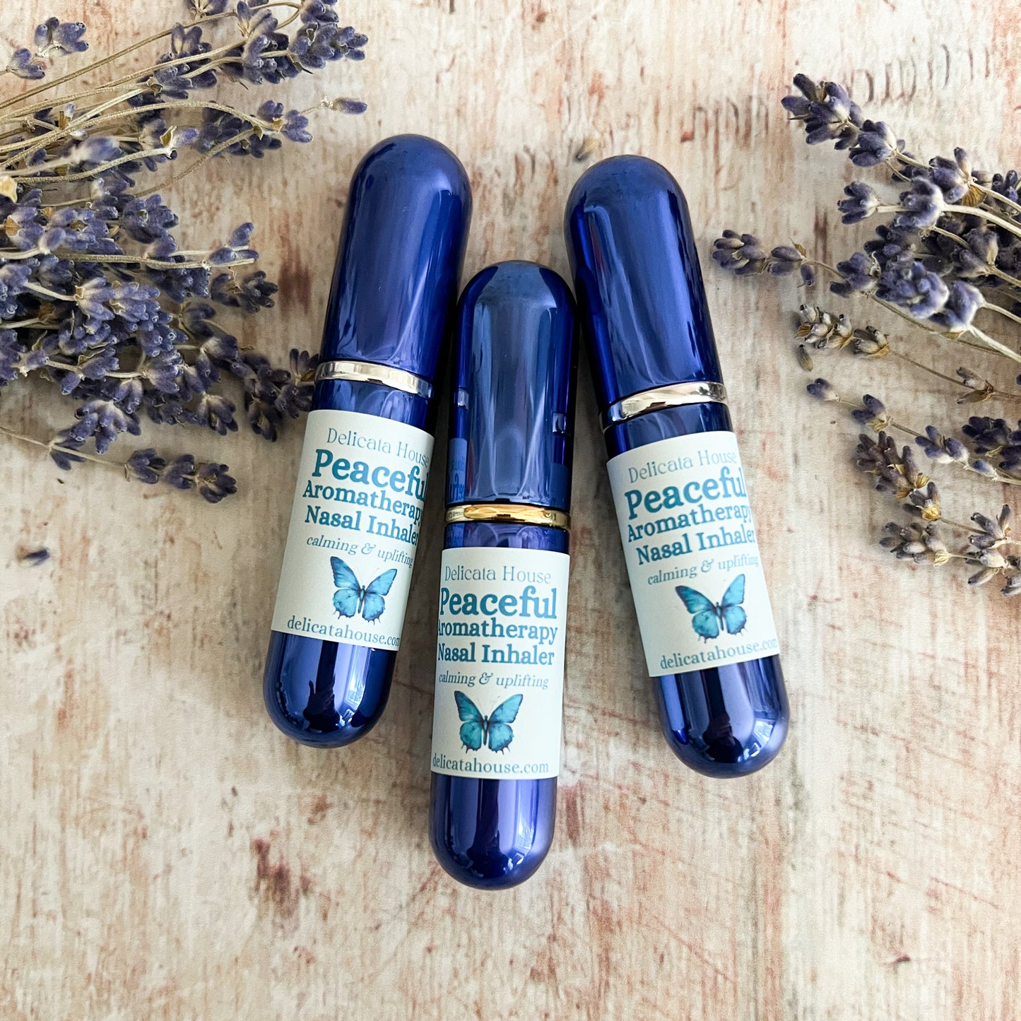 Peaceful Aromatherapy Nasal Inhaler - Aromatherapy for Calm, Anxiety Relief, Upliftment, Stability