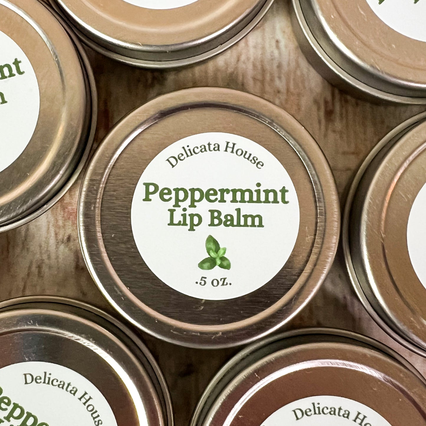 Peppermint Lip Balm - Natural Mint Lip Balm - Peppermint Lip Gloss