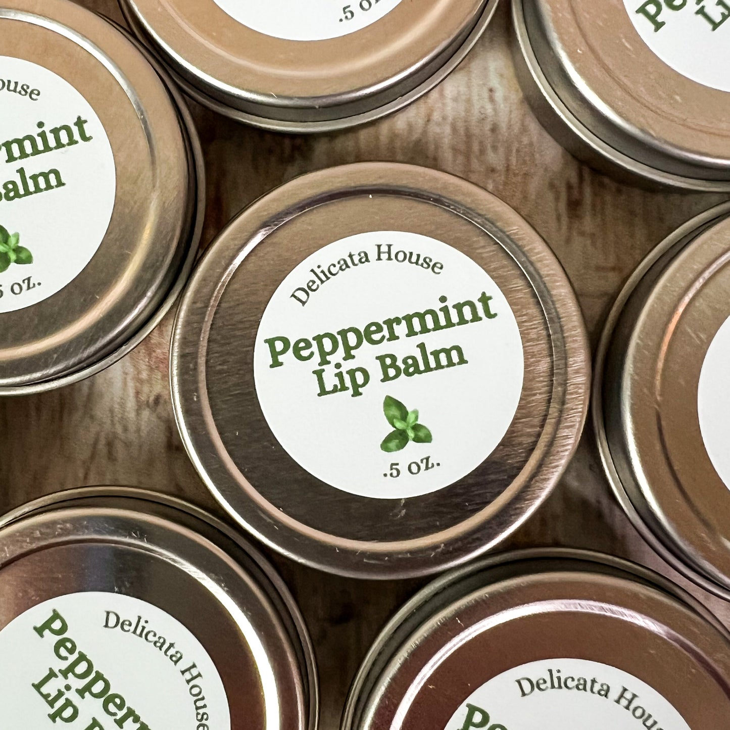 Peppermint Lip Balm - Natural Mint Lip Balm - Peppermint Lip Gloss