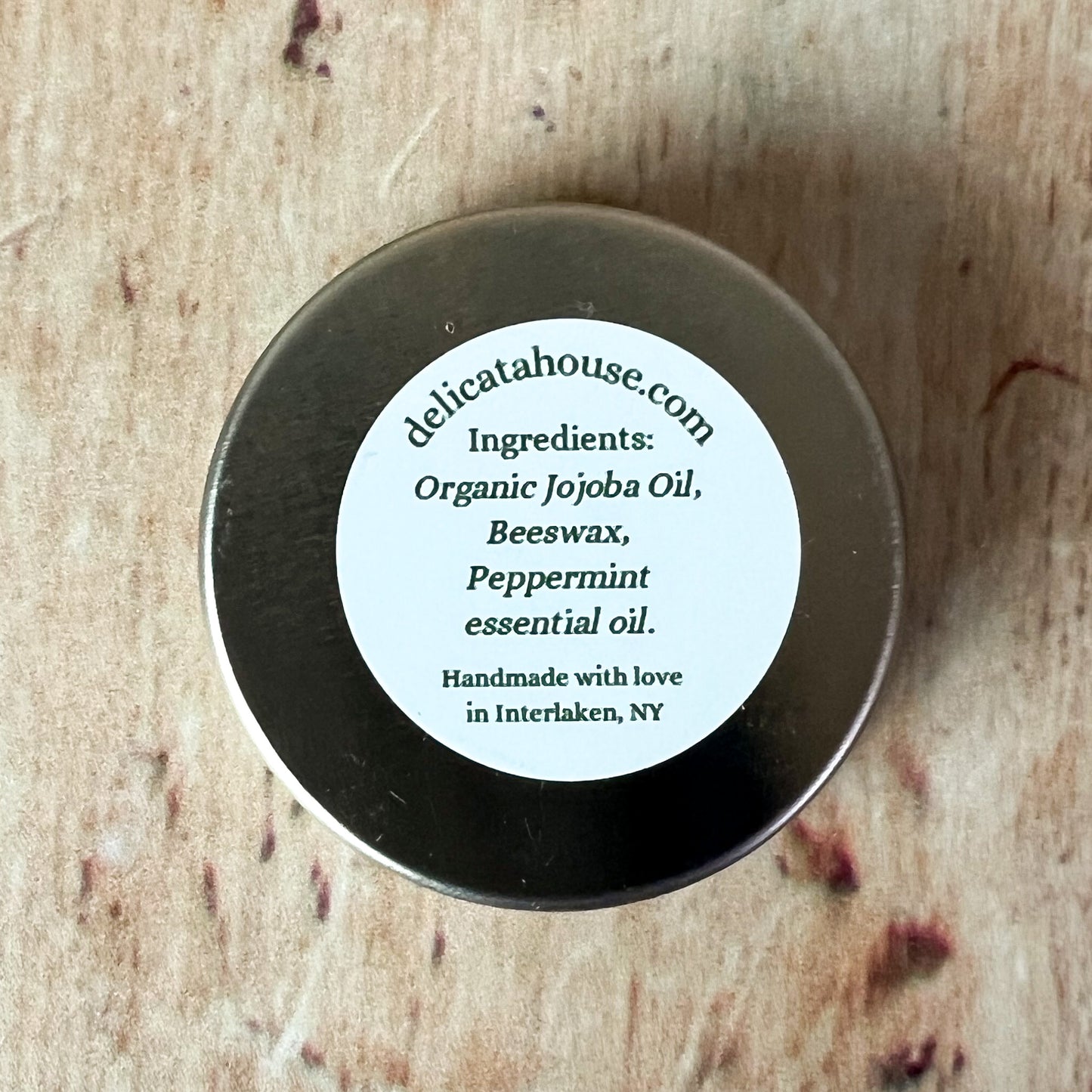 Peppermint Lip Balm - Natural Mint Lip Balm - Peppermint Lip Gloss