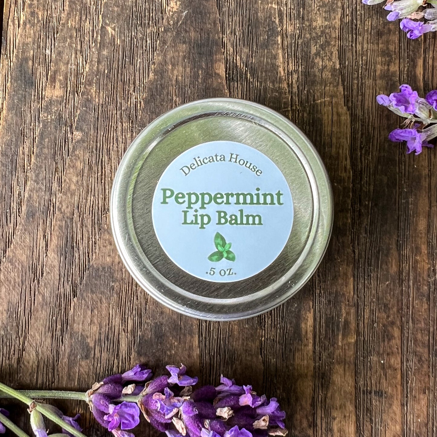 Peppermint Lip Balm - Natural Mint Lip Balm - Peppermint Lip Gloss