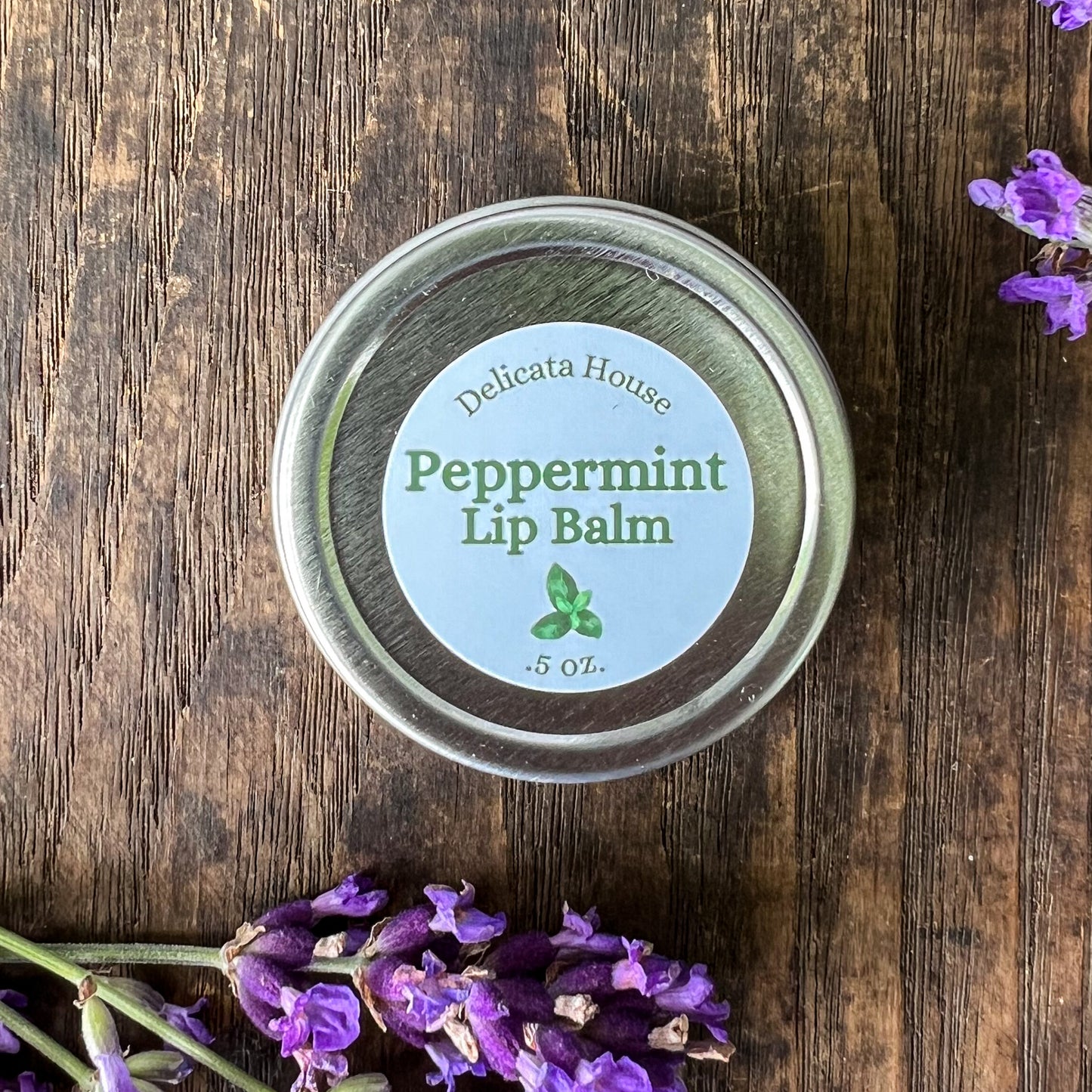 Peppermint Lip Balm - Natural Mint Lip Balm - Peppermint Lip Gloss