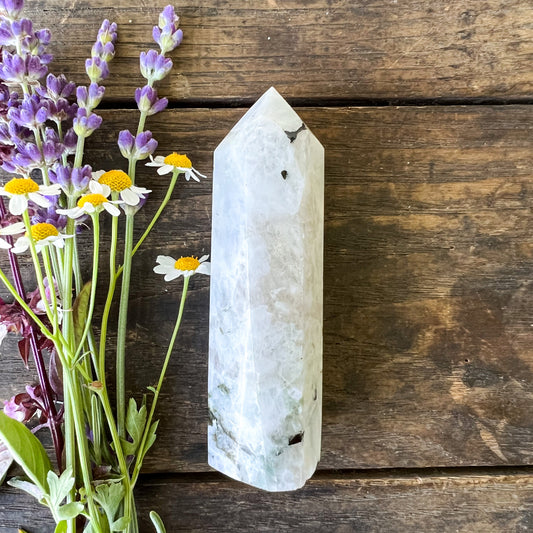 Rainbow Moonstone Crystal Tower - Crystal Healing - Energy Healing