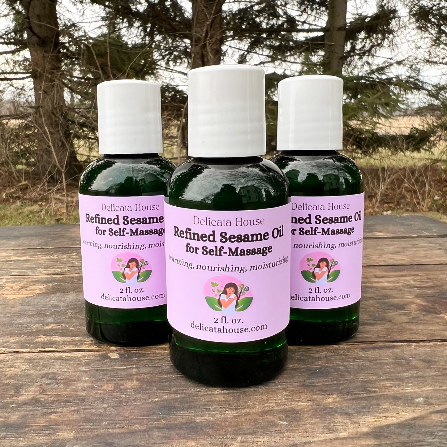 Massage Oil - Abhyanga Oil - Self-Massage Oil - Refined Sesame Oil