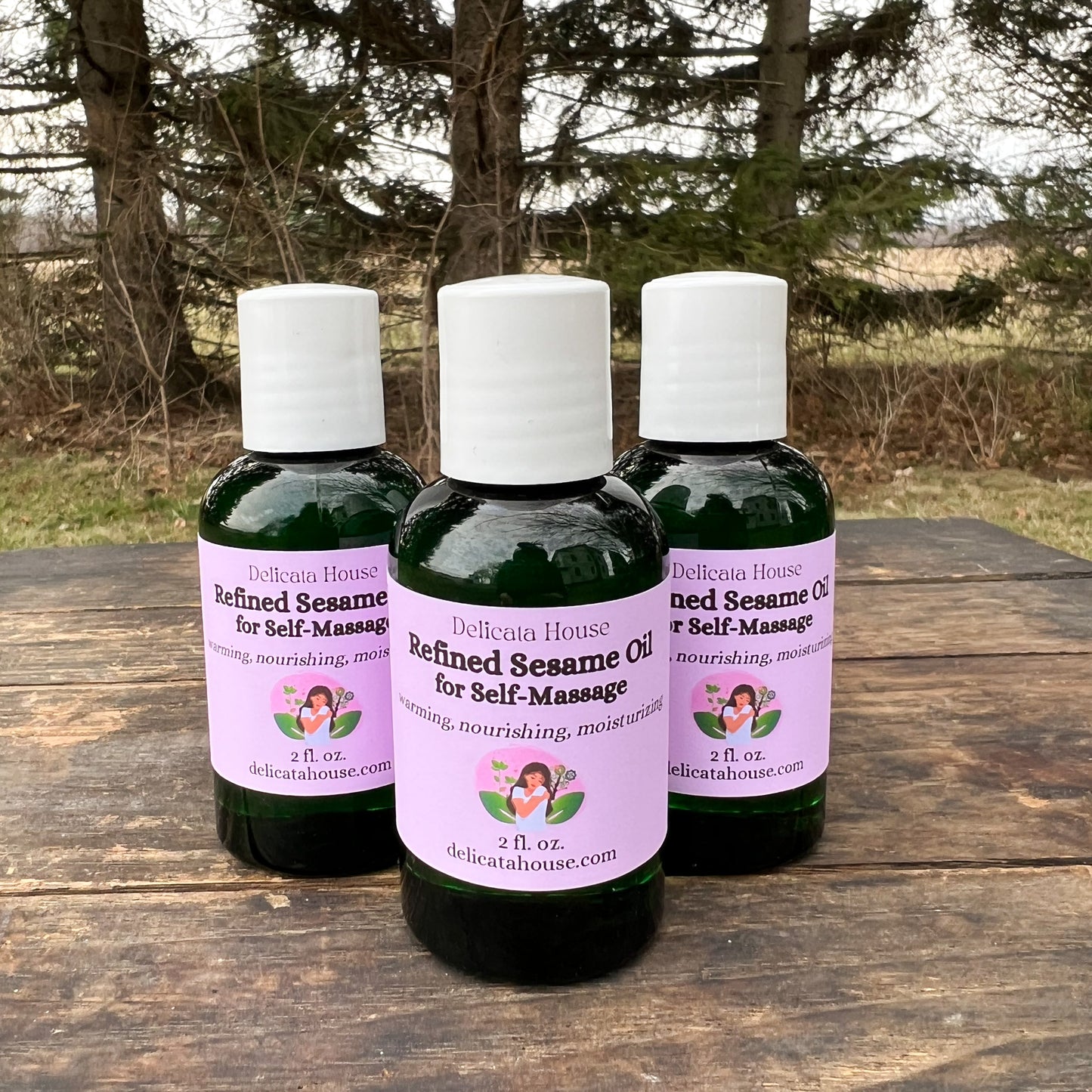 Massage Oil - Abhyanga Oil - Self-Massage Oil - Refined Sesame Oil