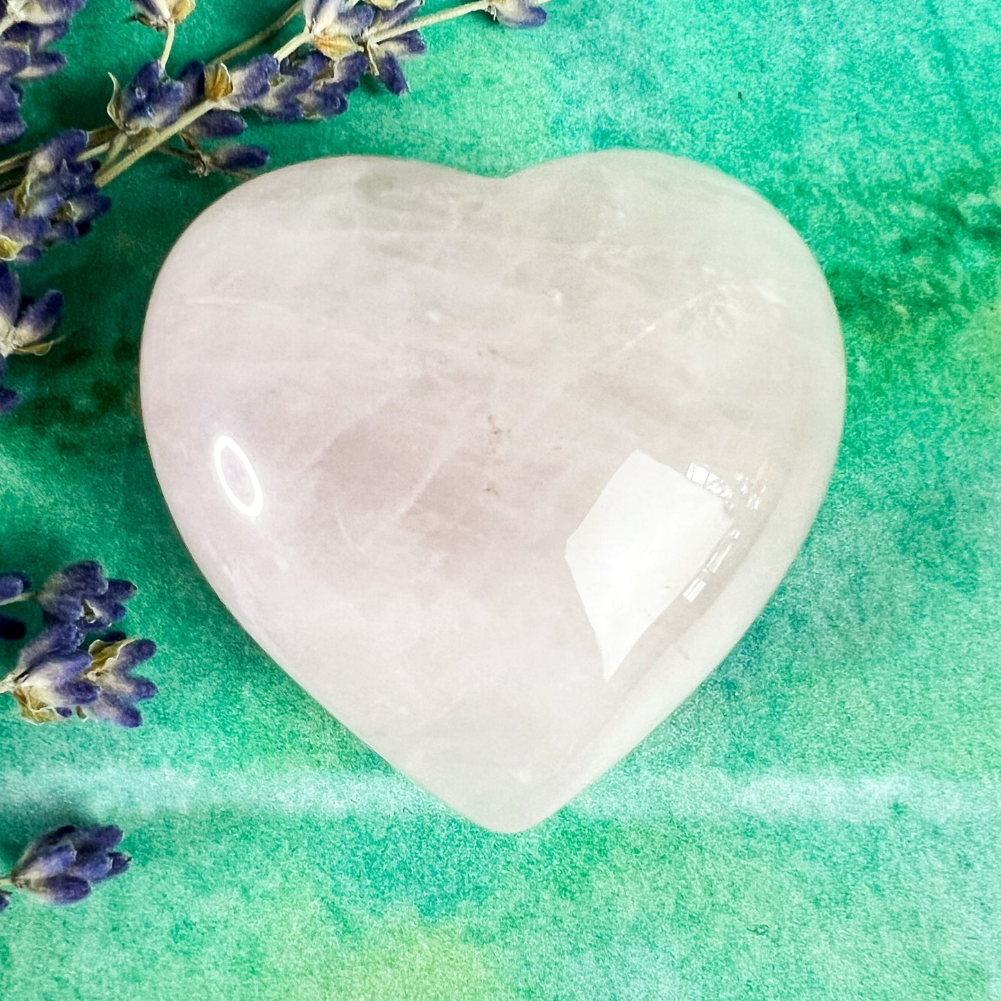 Rose Quartz Crystal Heart - Crystal for Love and Compassion - Friendship Gift