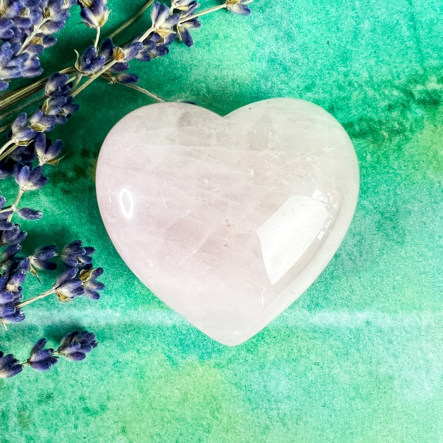 Rose Quartz Crystal Heart - Crystal for Love and Compassion - Friendship Gift