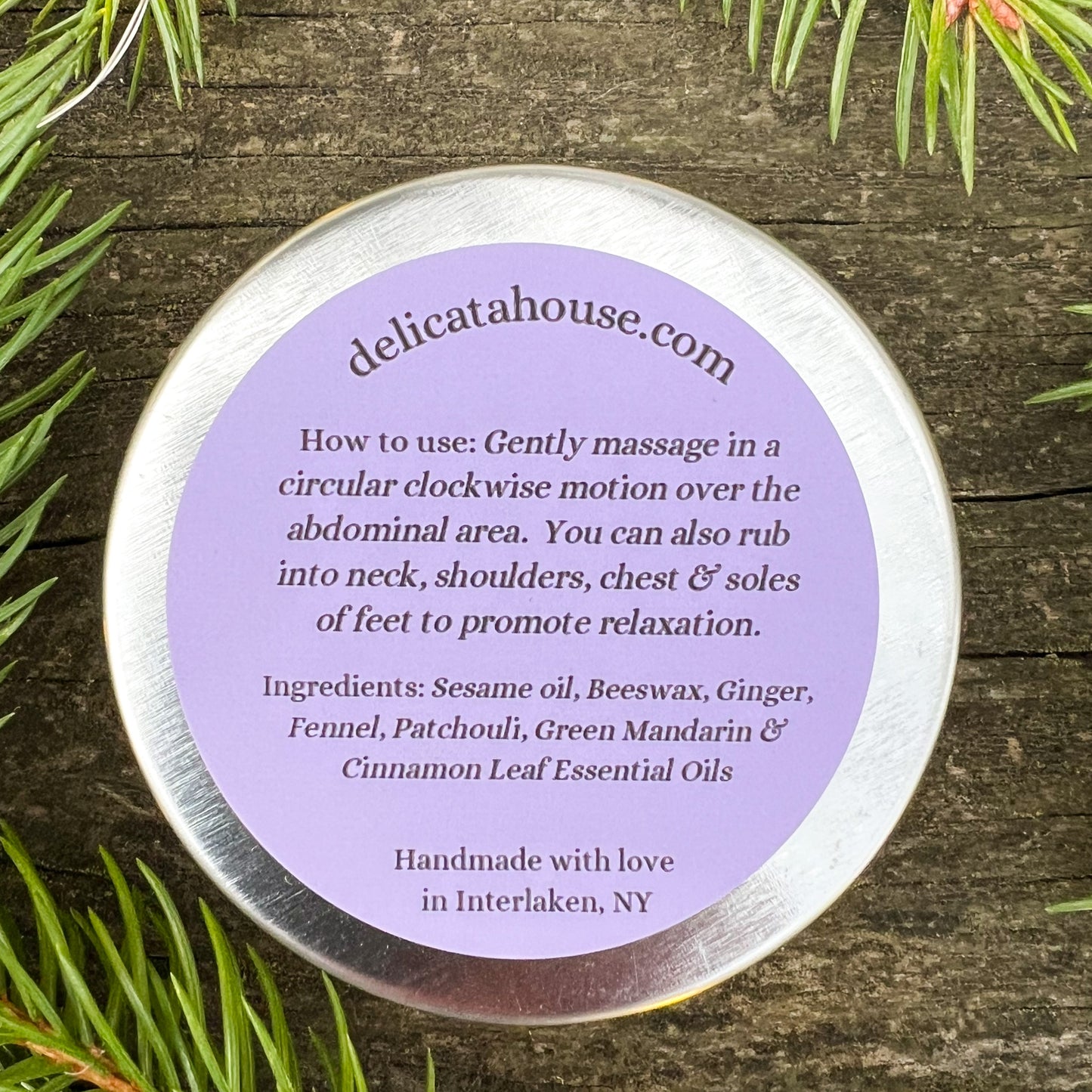 Soothing Tummy Rub - Tummy Relief Balm - Gentle Digestive Support with Ginger, Fennel & Cinnamon - Natural Nausea Relief - Natural Indigestion Relief