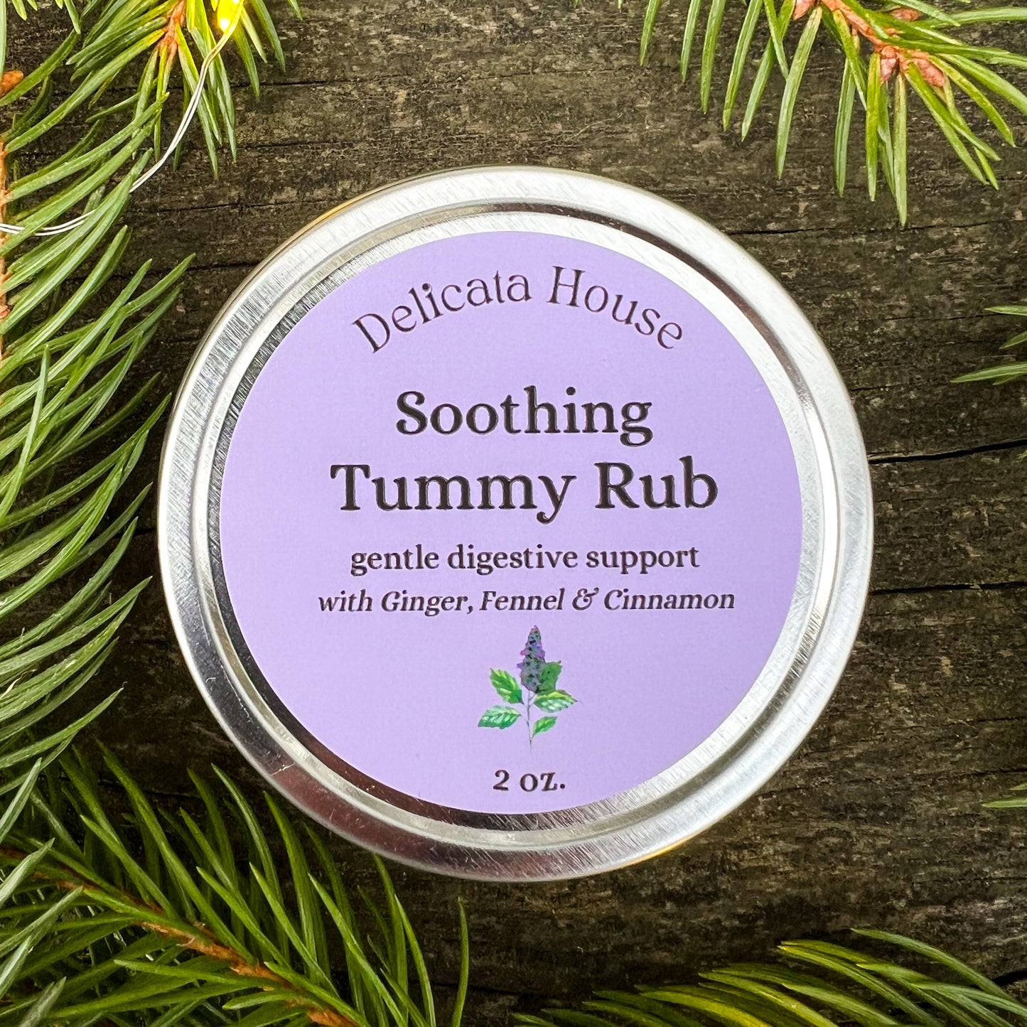 Soothing Tummy Rub - Tummy Relief Balm - Gentle Digestive Support with Ginger, Fennel & Cinnamon - Natural Nausea Relief - Natural Indigestion Relief