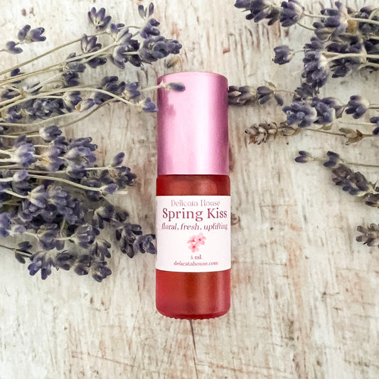 Spring Kiss Natural Perfume Roller Bottle - Natural Perfume - Essential Oil Perfume