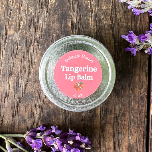 Tangerine Lip Balm - Natural Lip Balm - Tangerine Lip Gloss