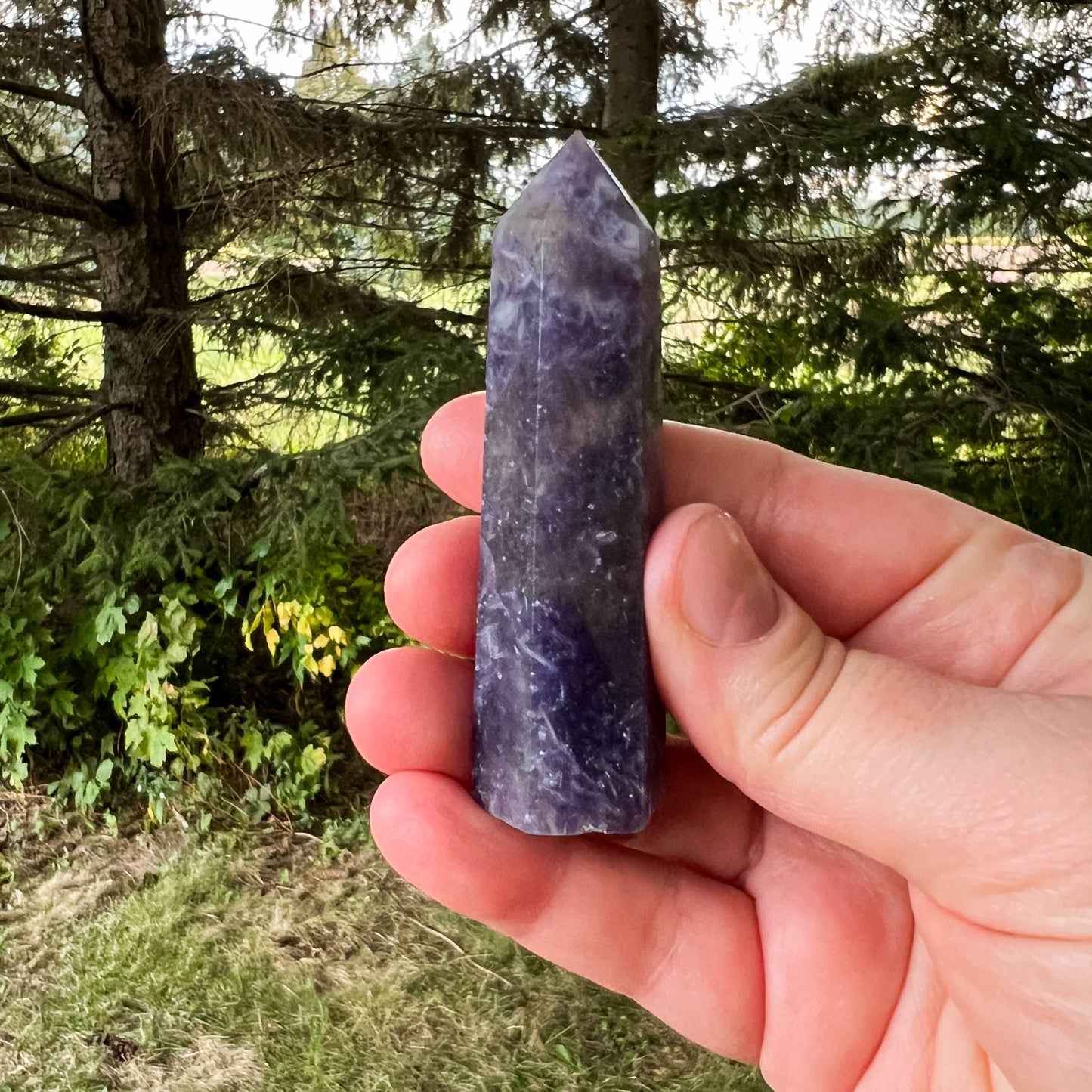 Unicorn Stone Crystal Tower - Joyful & Peaceful Crystal - Stabilizing, Balancing