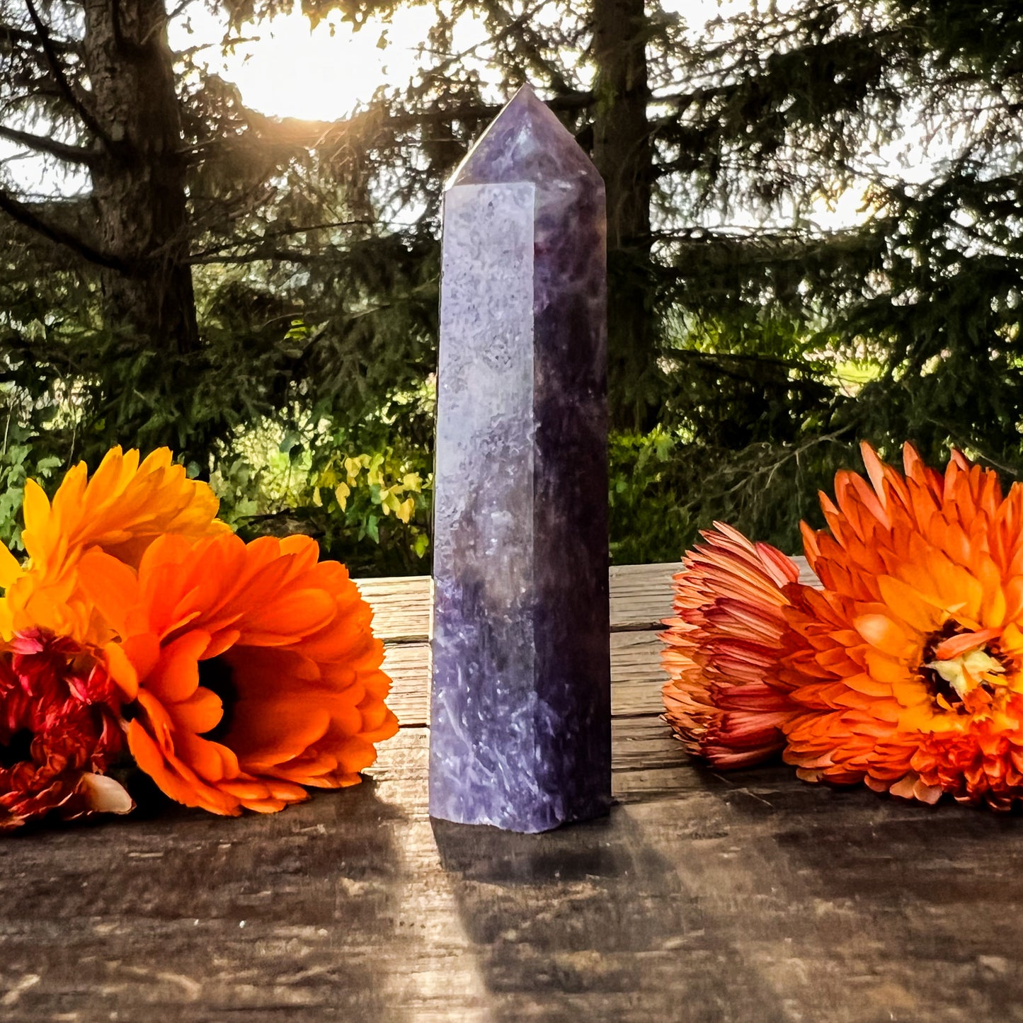 Unicorn Stone Crystal Tower - Joyful & Peaceful Crystal - Stabilizing, Balancing