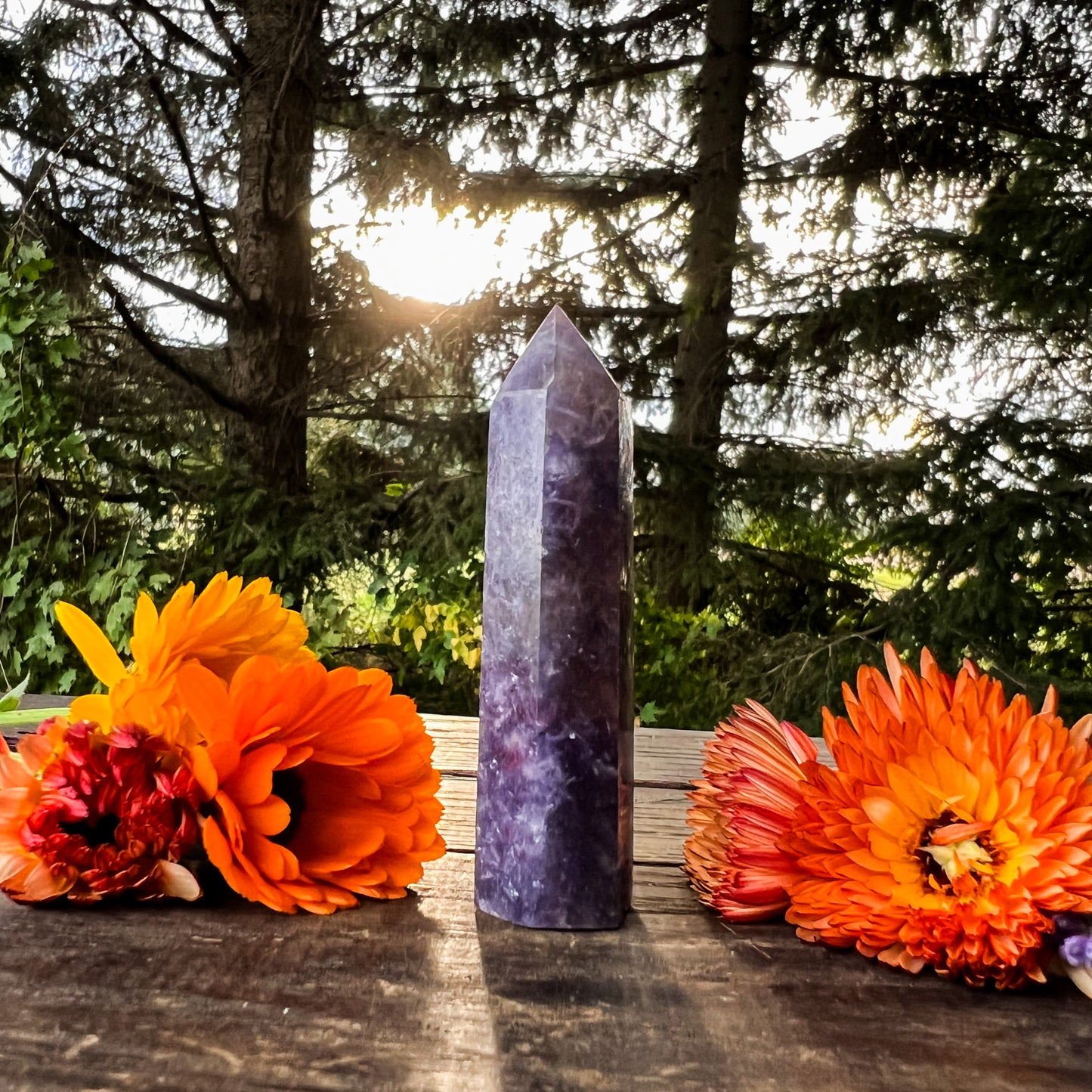 Unicorn Stone Crystal Tower - Joyful & Peaceful Crystal - Stabilizing, Balancing