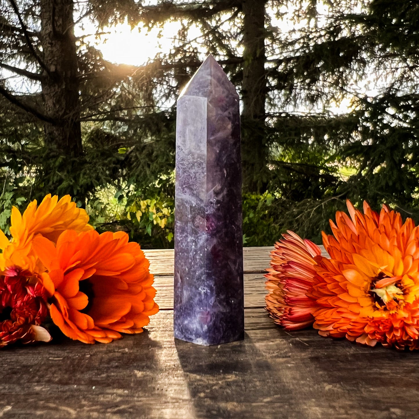 Unicorn Stone Crystal Tower - Joyful & Peaceful Crystal - Stabilizing, Balancing